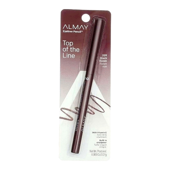 Almay Top of the Line Eyeliner Pencil 209 Black Raisin - Picture 1 of 3